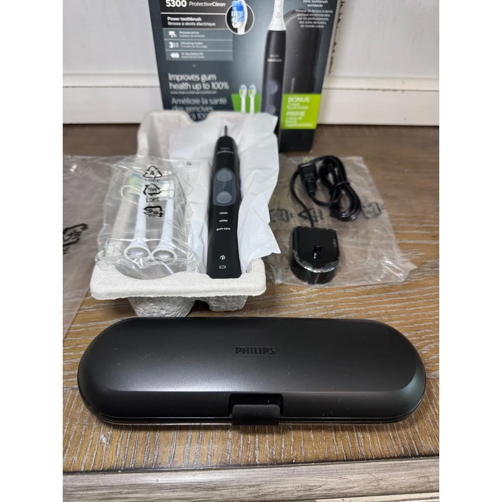 Philips Sonicare 5300 ProtectiveClean Electric Toothbrush Black HX6423/34